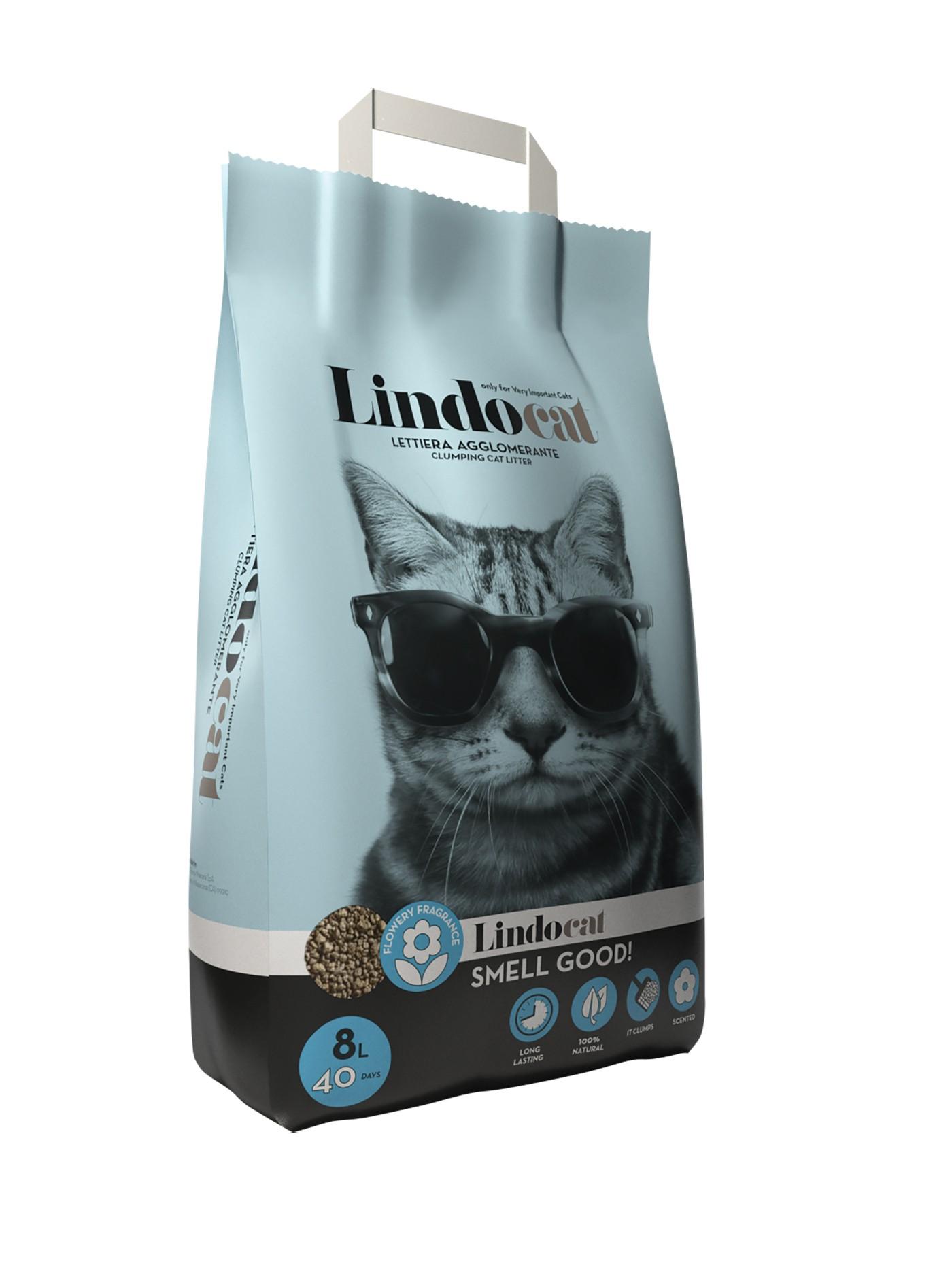 LINDOCAT Grudvajući posip za mačke sa bentonitom Smell Good 8L