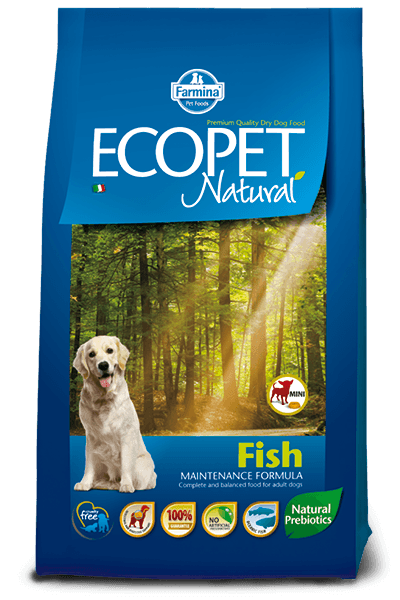 Selected image for Ecopet Natural Suva hrana za odrasle pse, Ukus ribe, 12kg