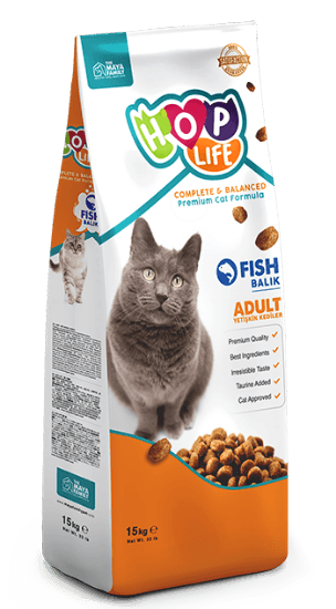 MAYA FAMILY Hrana za odrasle mačke Hop-Life riba 15kg