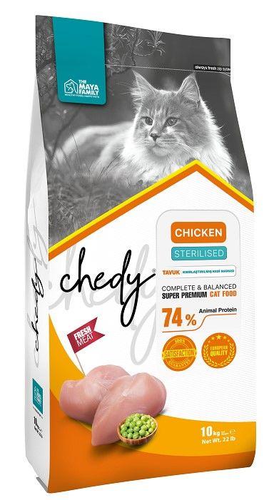 Selected image for MAYA FAMILY Hrana za odrasle sterilisane mačke Chedy piletina 10kg