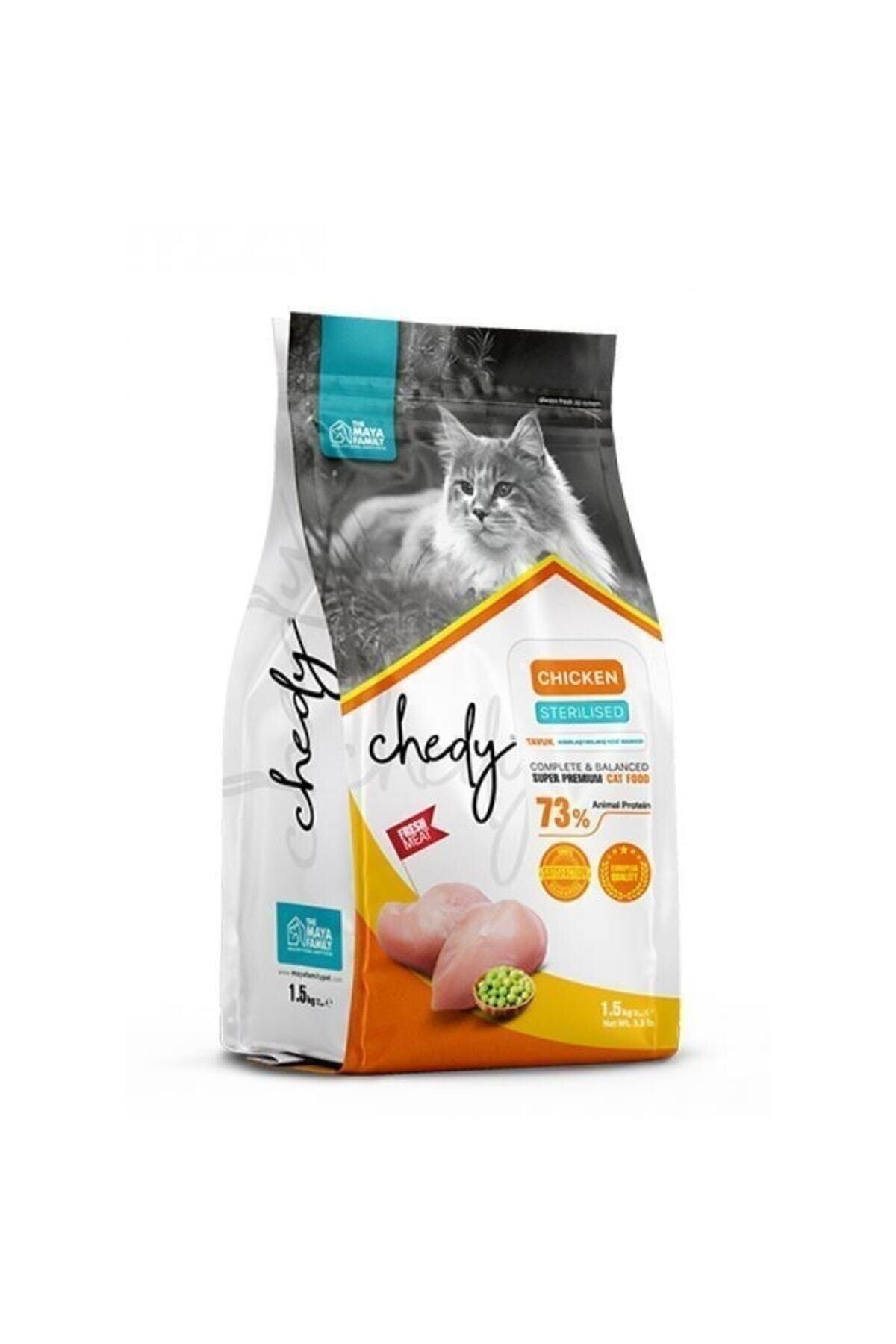 MAYA FAMILY Hrana za odrasle sterilisane mačke Chedy piletina 1.5kg
