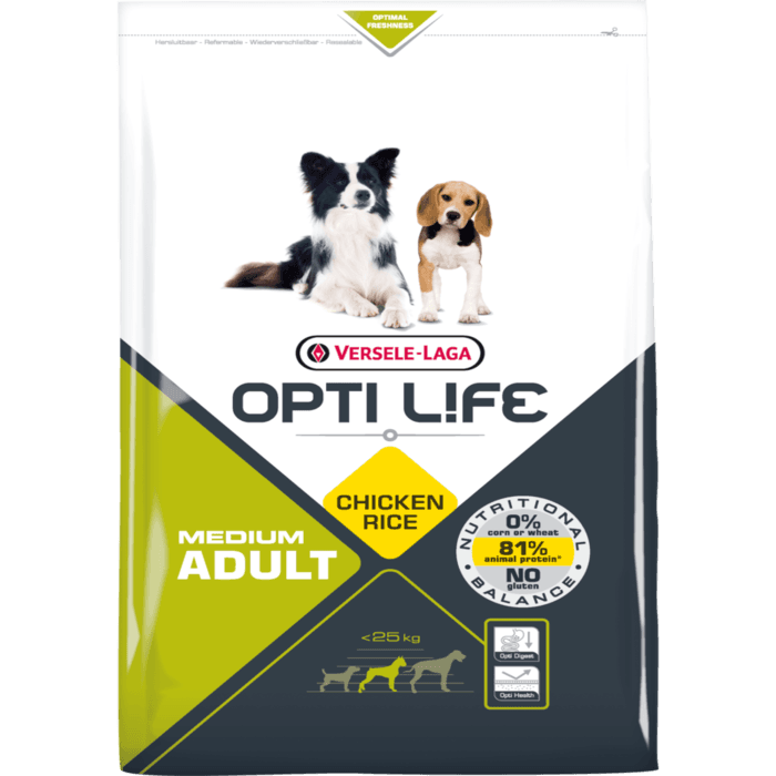 Opti Life Medium Adult Hrana za pse, Ukus piletine, 2.5kg