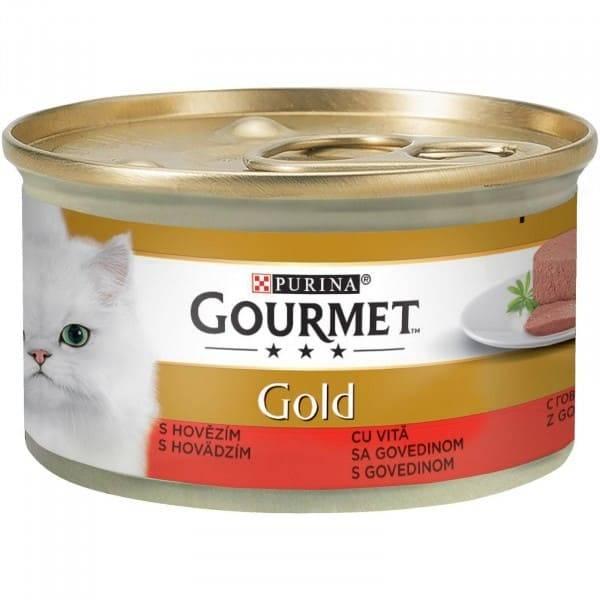 Selected image for PURINA Gourmet Gold Vlažna hrana za mačke govedina 85 g