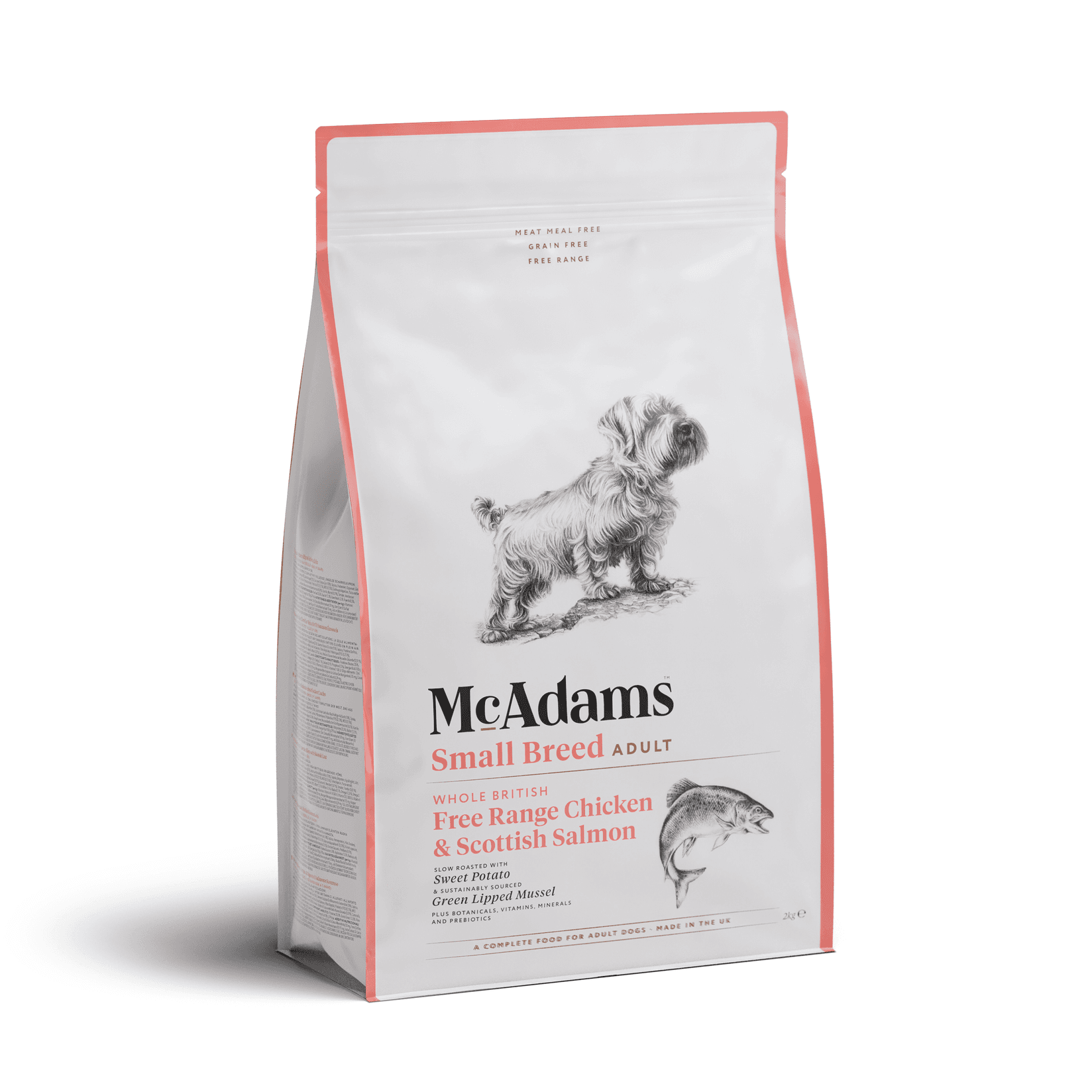 McADAMS Hrana za odrasle pse malih rasa CHICKEN/SALMON 2kg