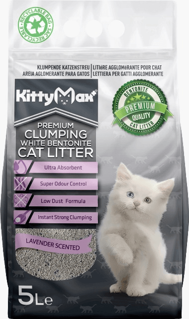 KITTY MAX Posip za mačke Lavanda 5l