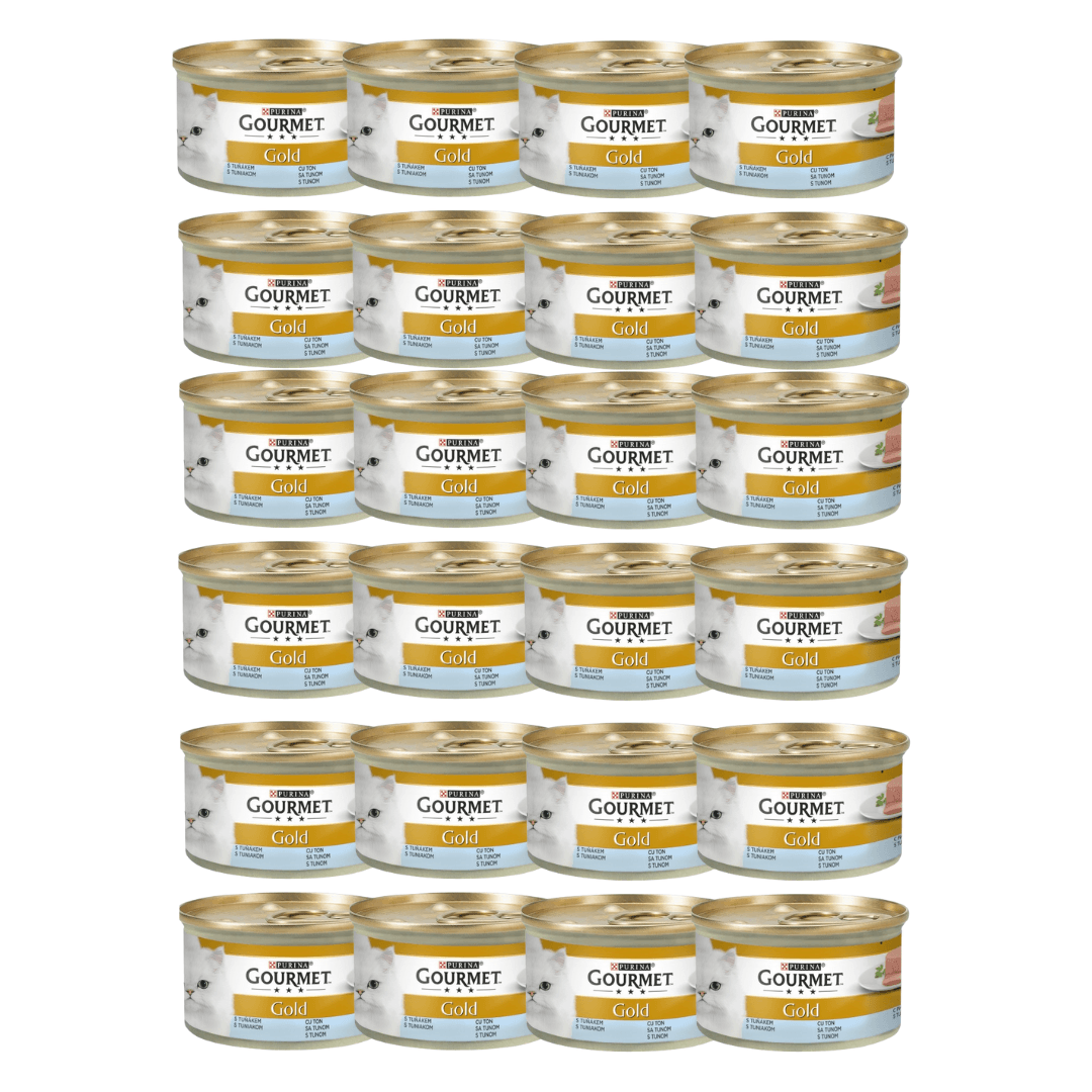 PURINA Gourmet Gold Pašteta za mačke Tuna, 85g, 24 komada