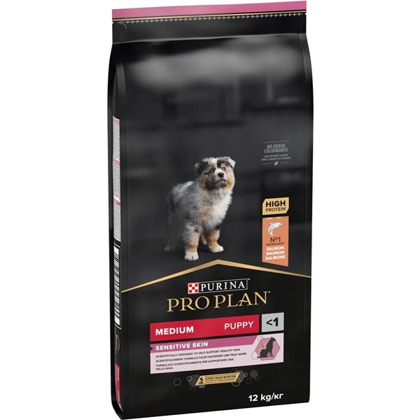 PURINA PRO PLAN Hrana za štence srednje veličine sa osetljivom kožom Losos 12kg