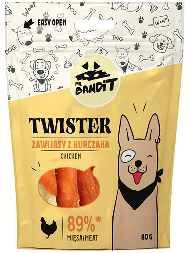 Mr. Bandit Twister, Piletina, 0.08kg