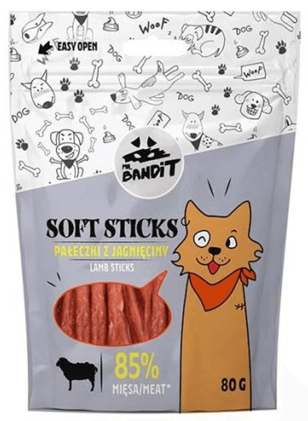 Mr. Bandit Meki štapići, Jagnjetina, 0.08kg