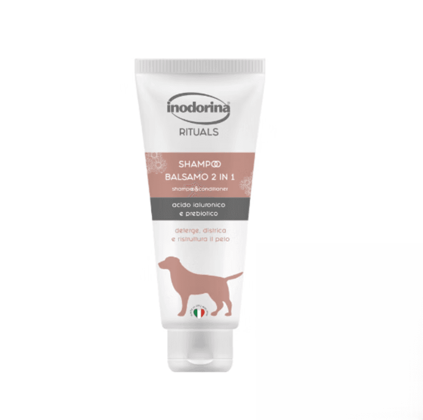INODORINA Šampon za pse 2u1 za lakše raščešljavanje dlake, 250ml