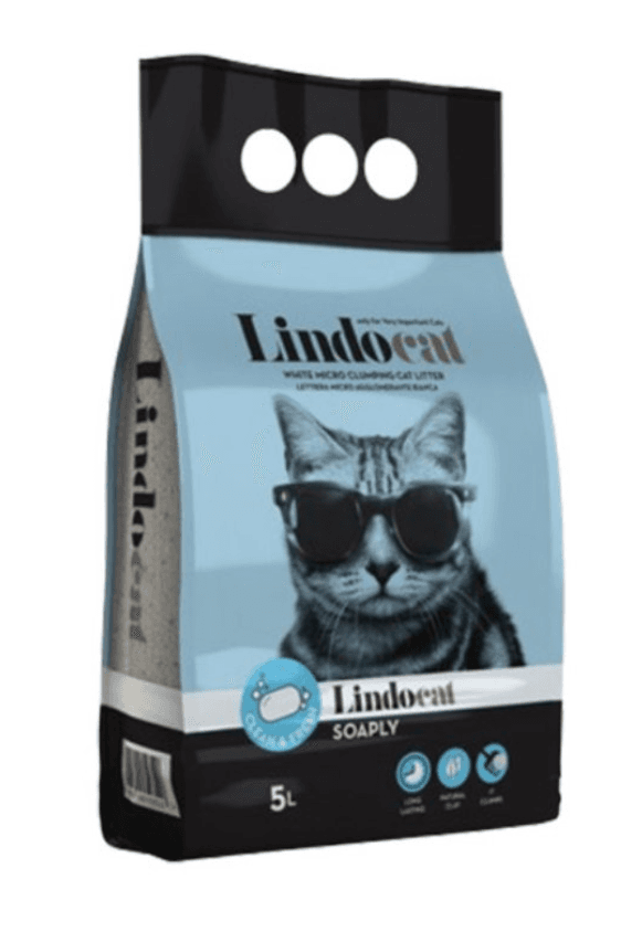 LINDOCAT Grudvajući posip za mačke Soaply, 5L
