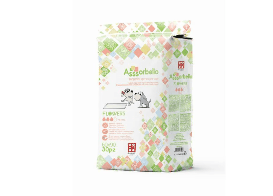 FERRIBIELLA Prostirke za pse Flowers, Sa mirisom divljeg cveća, 60x90 cm, 30 komada