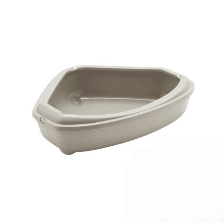 MODERNA Toalet za mačke Corner Tray, Ugaoni, Sivi