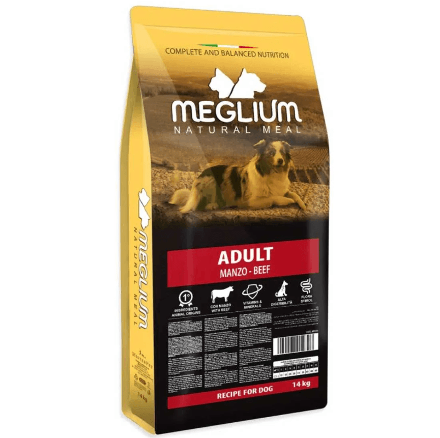 Mister pet Suva hrana za odrasle pse Meglium Adult, Govedina, 14 kg