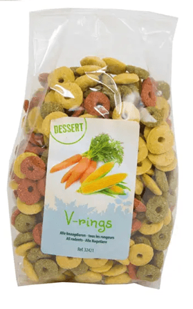 BENELUX Poslastica za glodare V-rings sa povrćem, 200 g