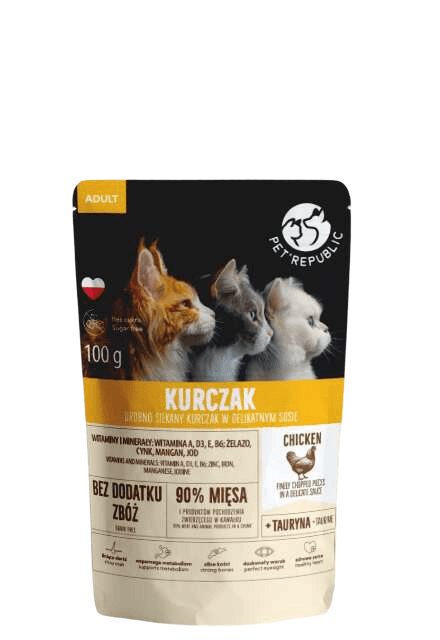 PET REPUBLIC Hrana za mačke sa piletinom, 100 g