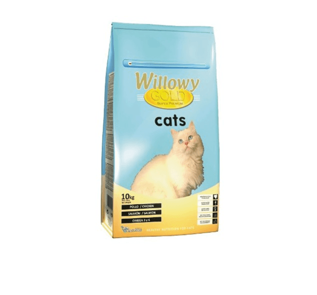WILLOWY Kompletna hrana za odrasle izbirljive mačke Gold Cat, 10 kg
