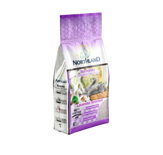 NORTHLAND Posip za mačke sa mirisom lavande, 5 l
