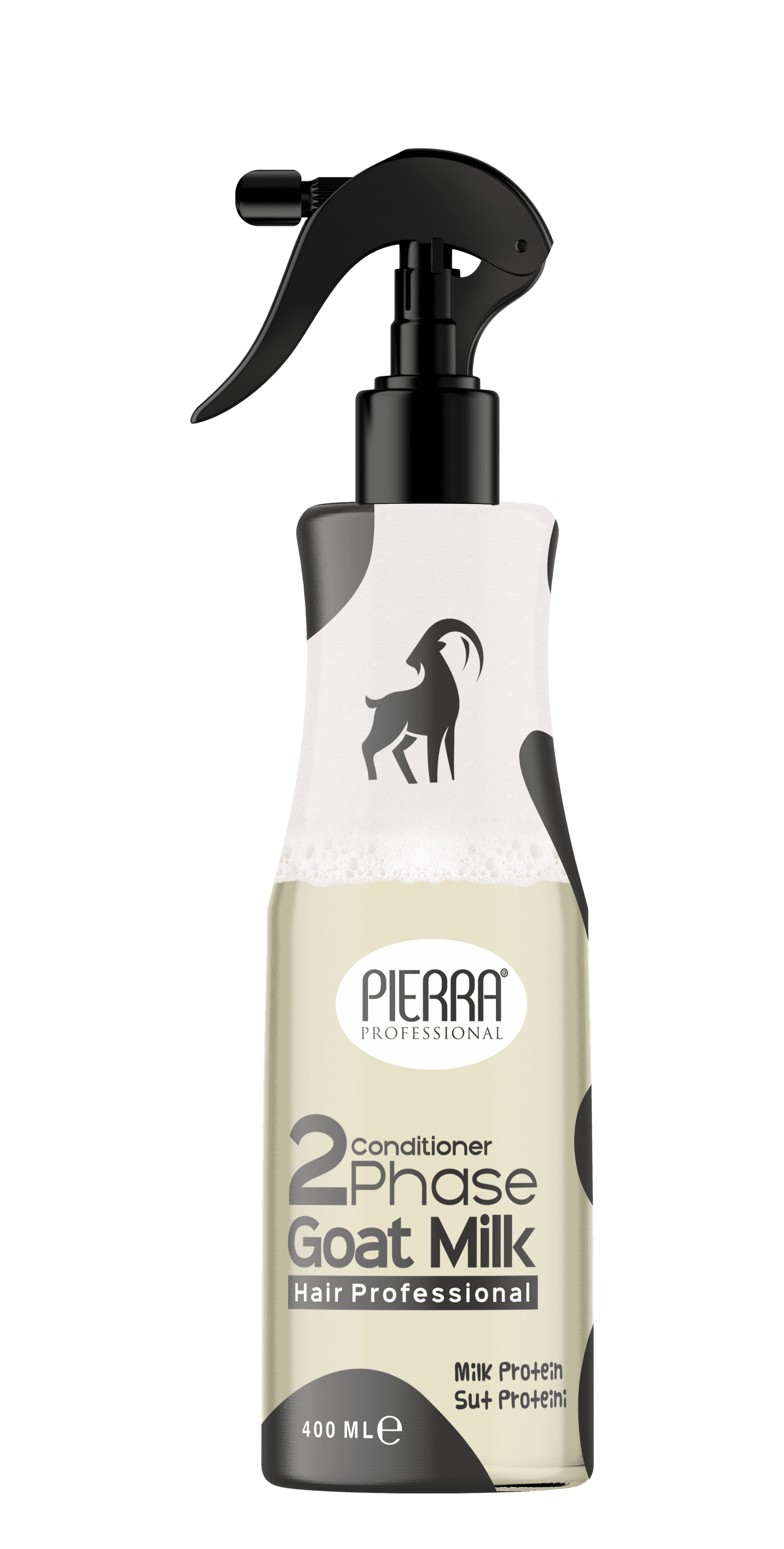 Pierra Professional Dvofazni balzam sprej za kosu sa kozijim mlekom, 400ml