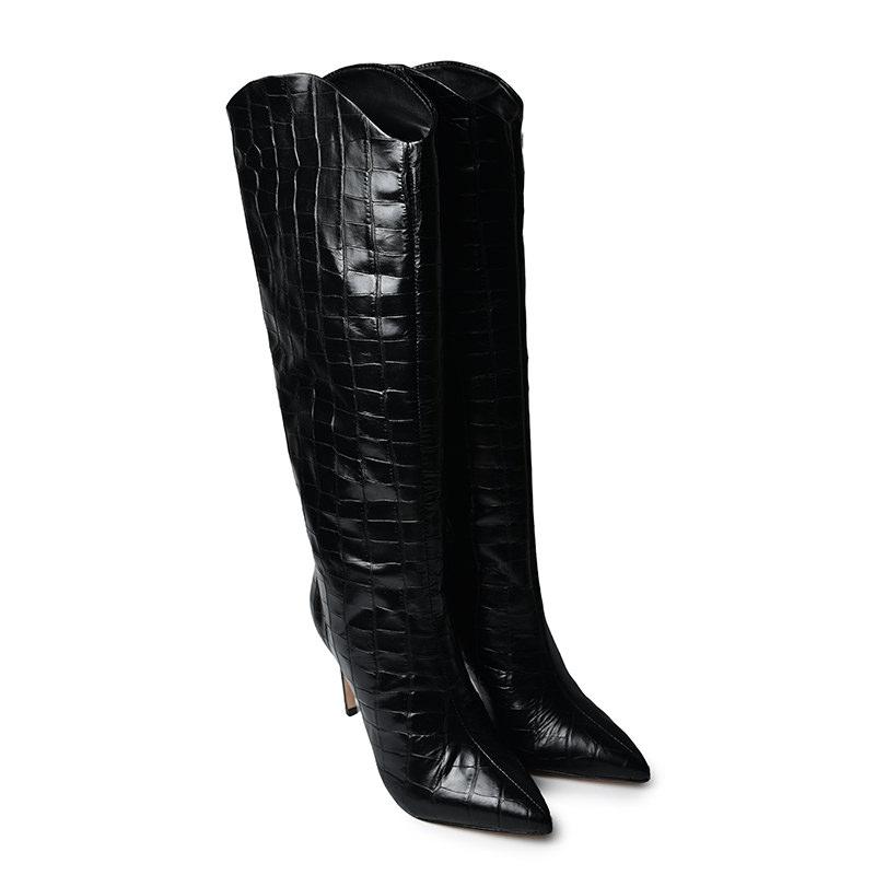 SCHUTZ Ženske čizme S017230372-078, Crne
