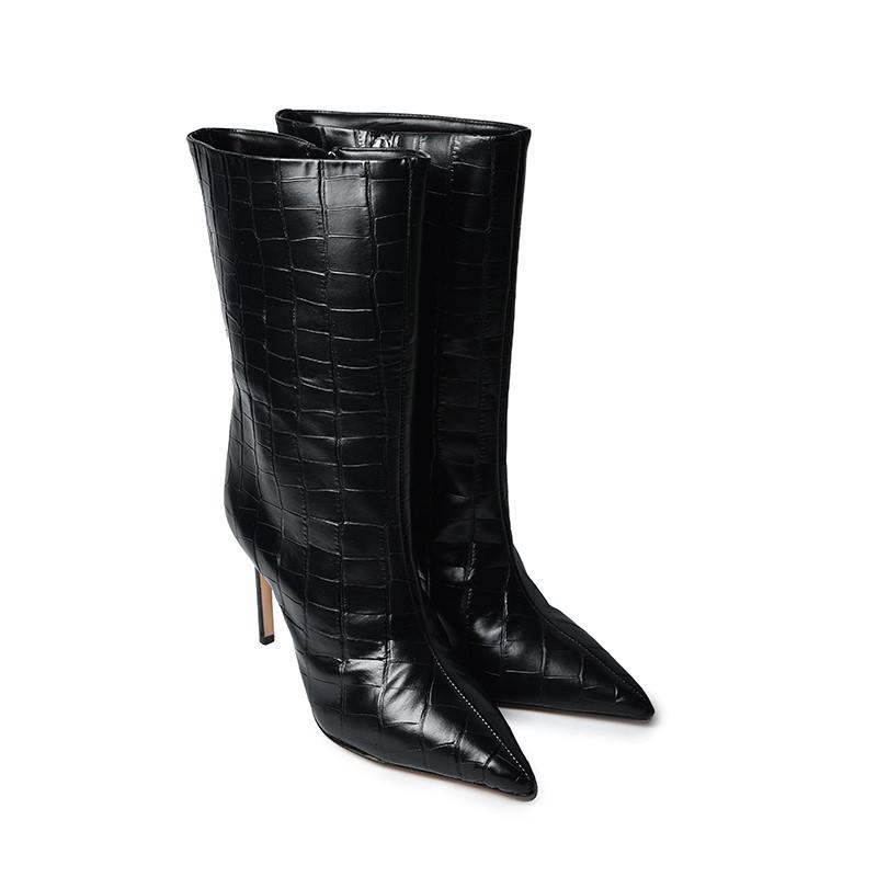 SCHUTZ Ženske čizme S212500028-005, Crne