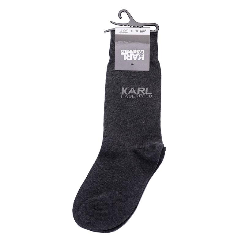 KARL LAGERFELD Muške čarape 805510-512102-7, Tamnosive