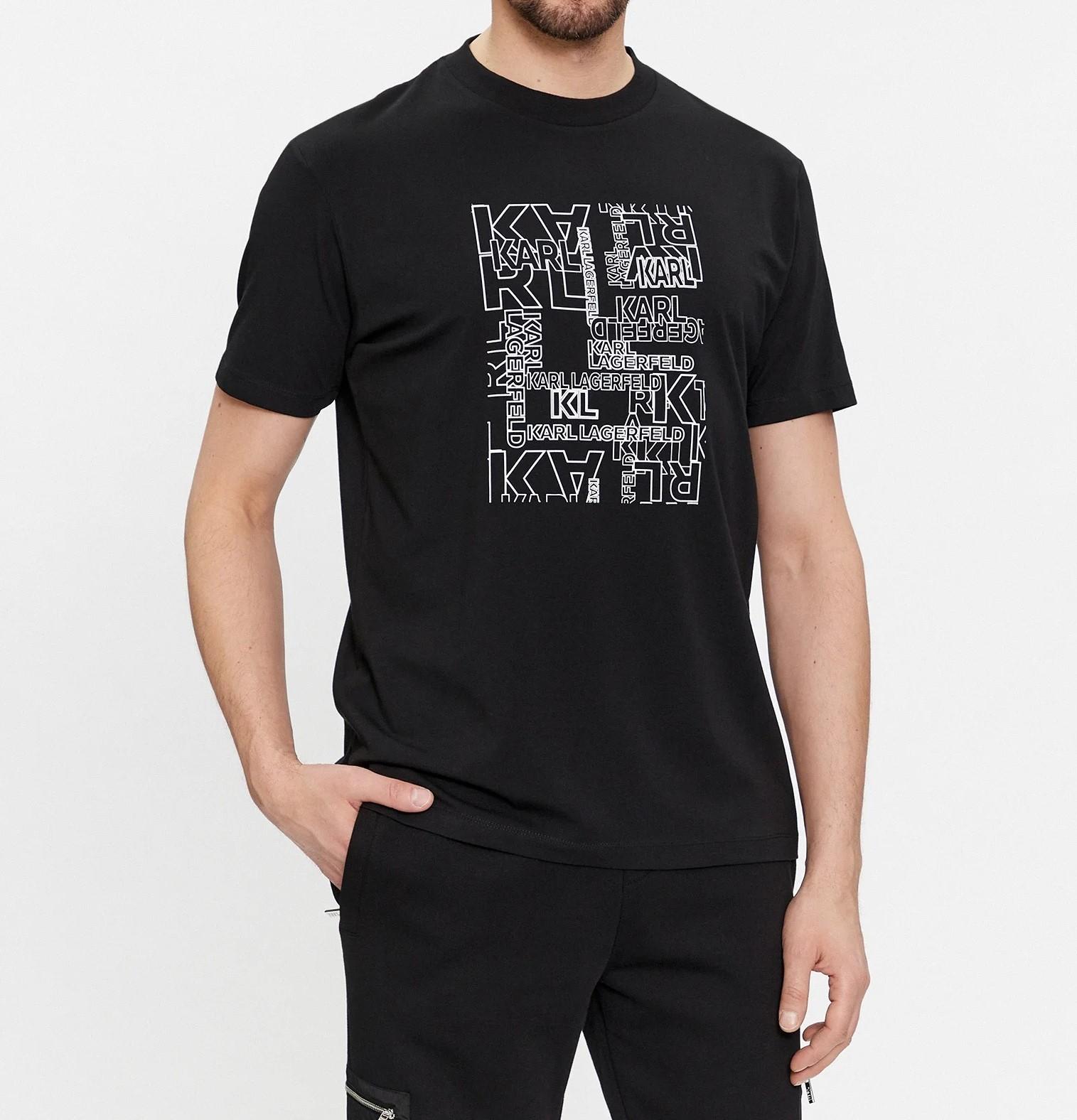 KARL LAGERFELD Muška majica 745022-542221-1, Crna