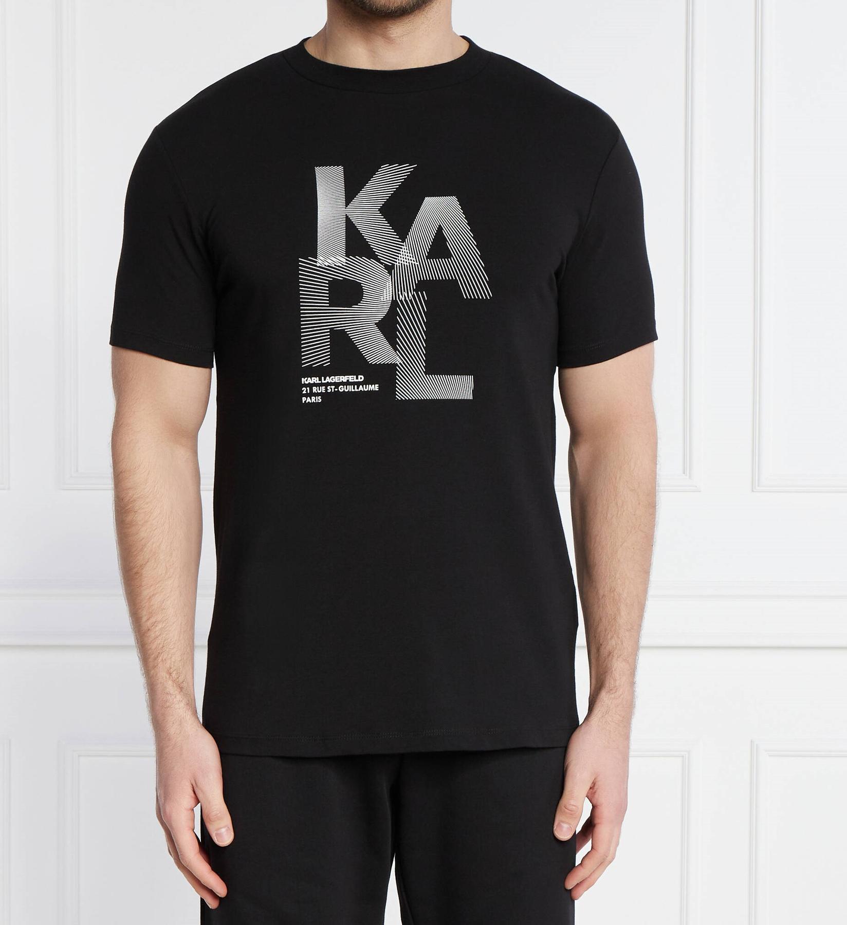 KARL LAGERFELD Muška majica 755037-542221-9, Crna