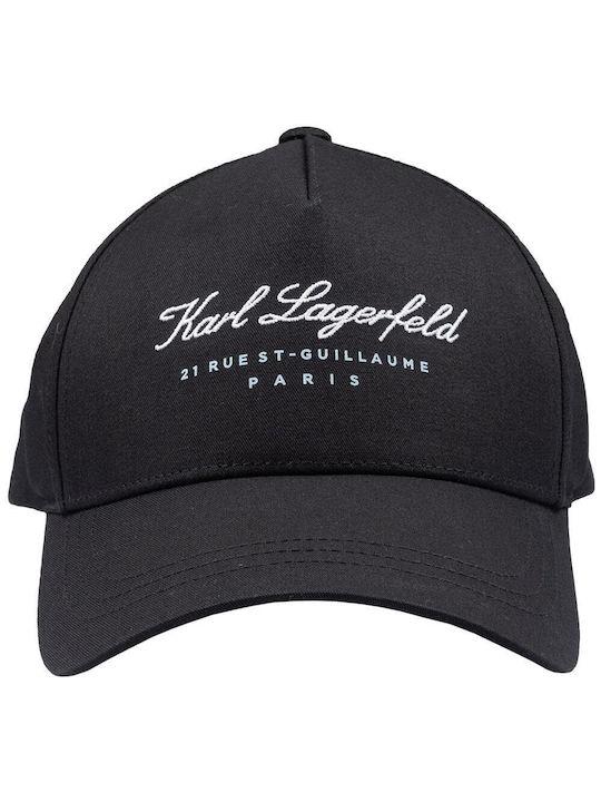 KARL LAGERFELD Muški kačket 805626-541123-9, Crni