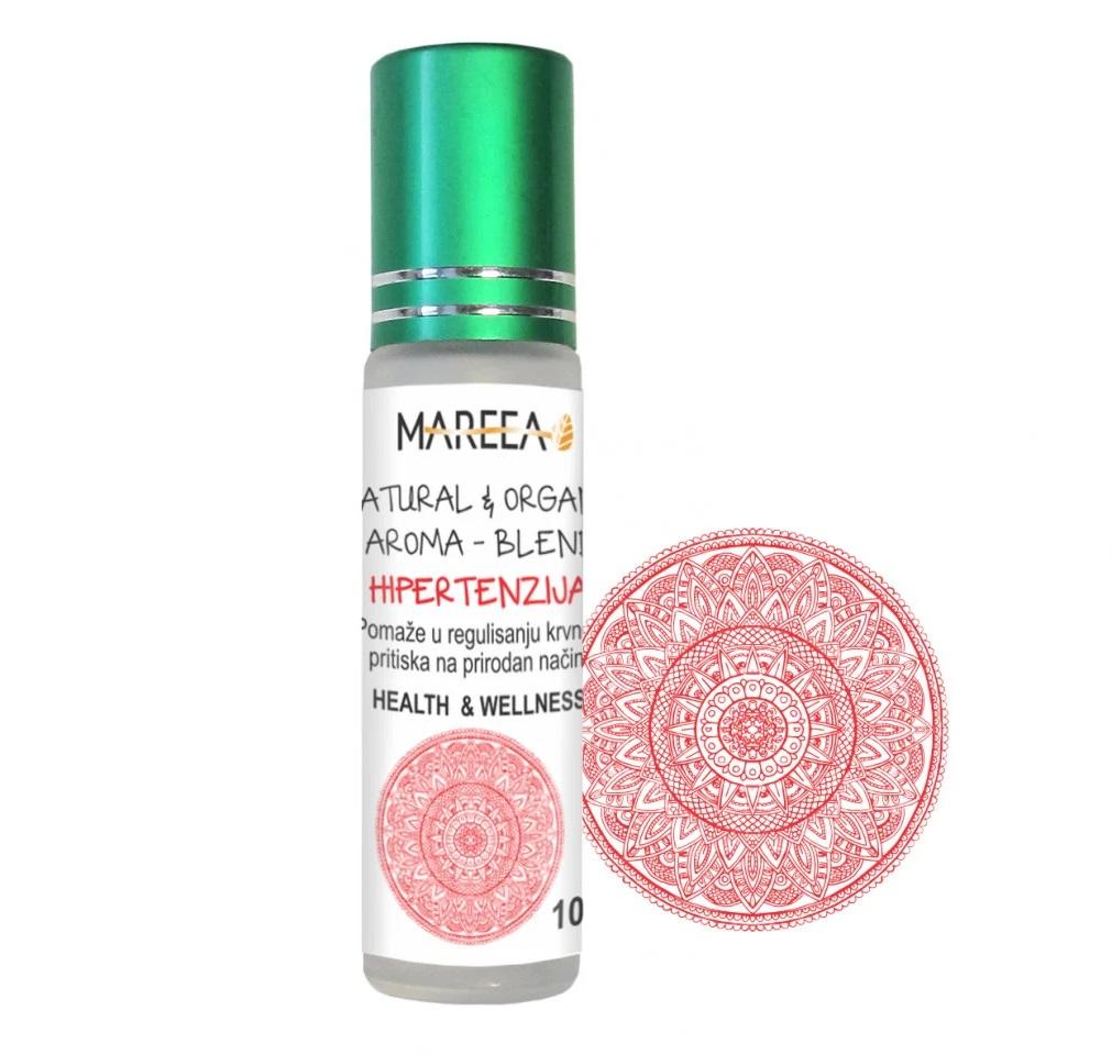 Prirodni aromaterapijski roll-on za podršku regulaciji krvnog pritiska, 10 ml