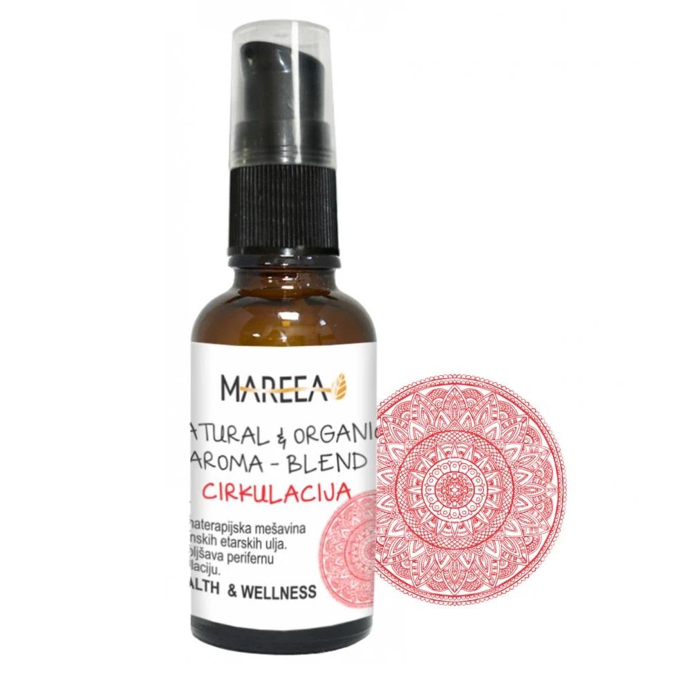 Mareea Prirodni aromaterapijski roll-on za poboljša cirkulaciju krvi, 50 ml