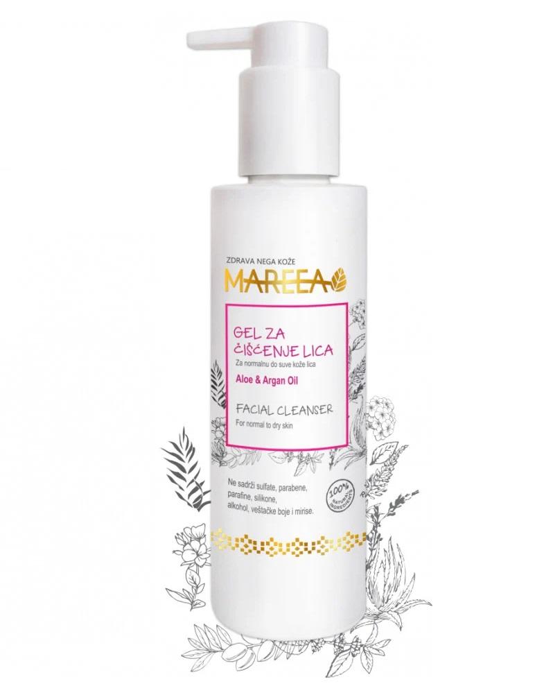 Mareea Gel za čišćenje lica za normalnu do suve kože, 120 ml