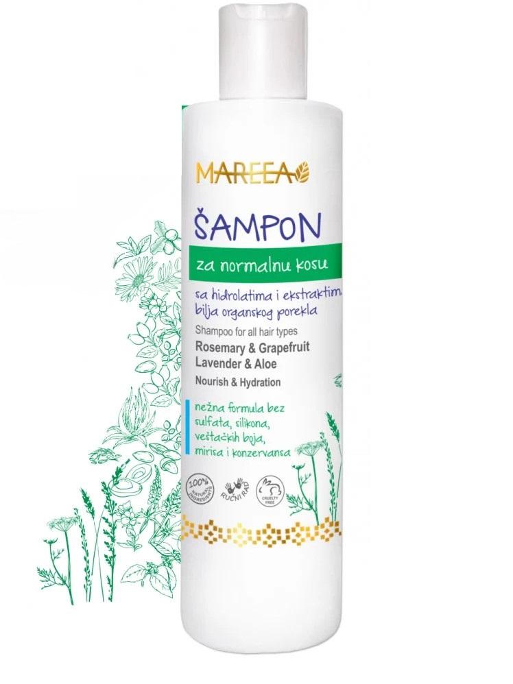 Mareea Biljni šampon za sve tipove kose, 270 ml