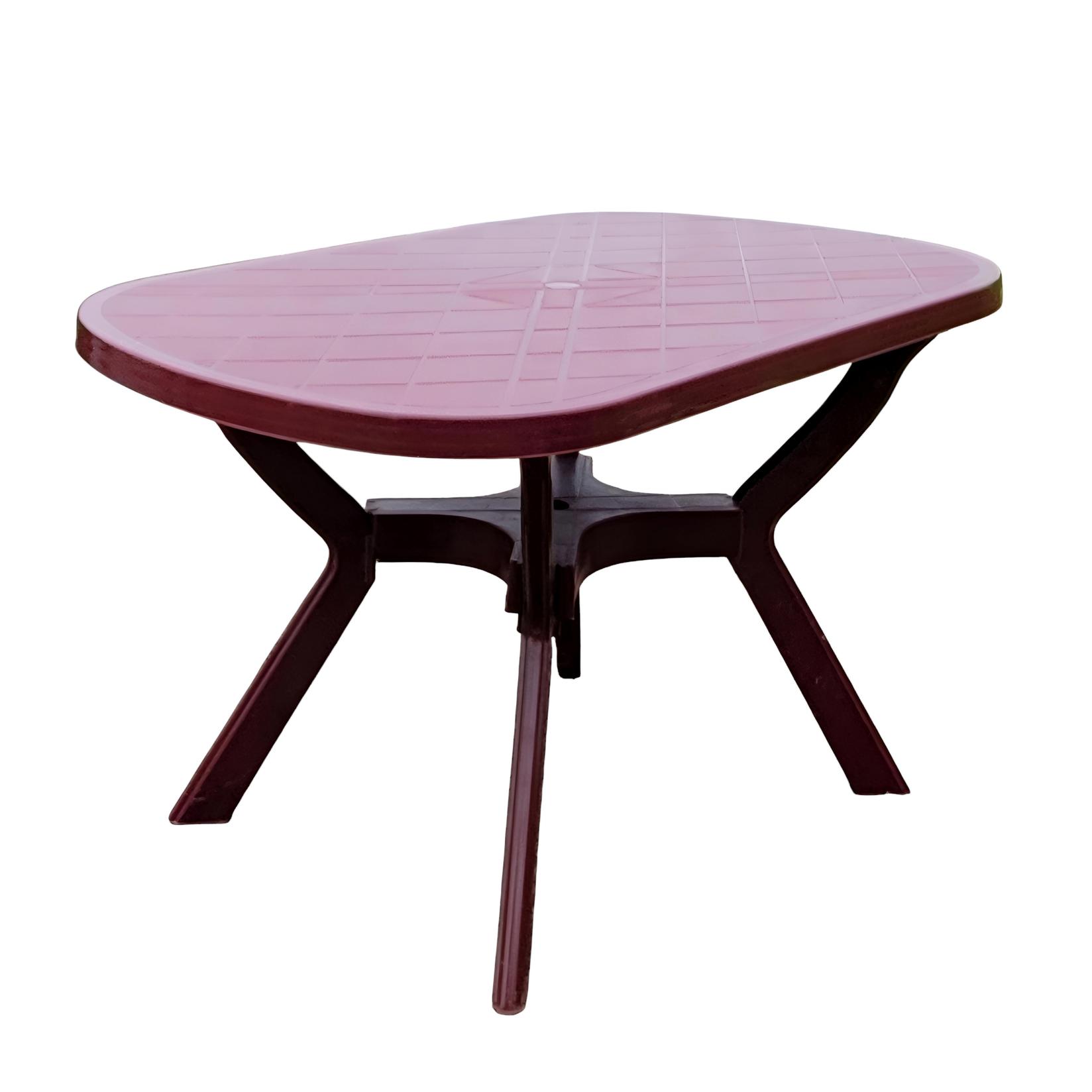 Sto Ovalni 120x80cm, Bordo