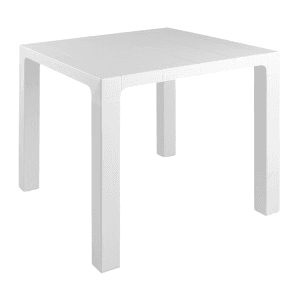 Sanja IPPI Plastični sto Orfeo 80 x 80 cm, Beli