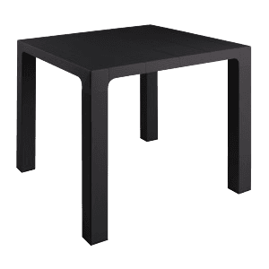 Sanja IPPI Plastični sto Orfeo 80 x 80 cm, Crni