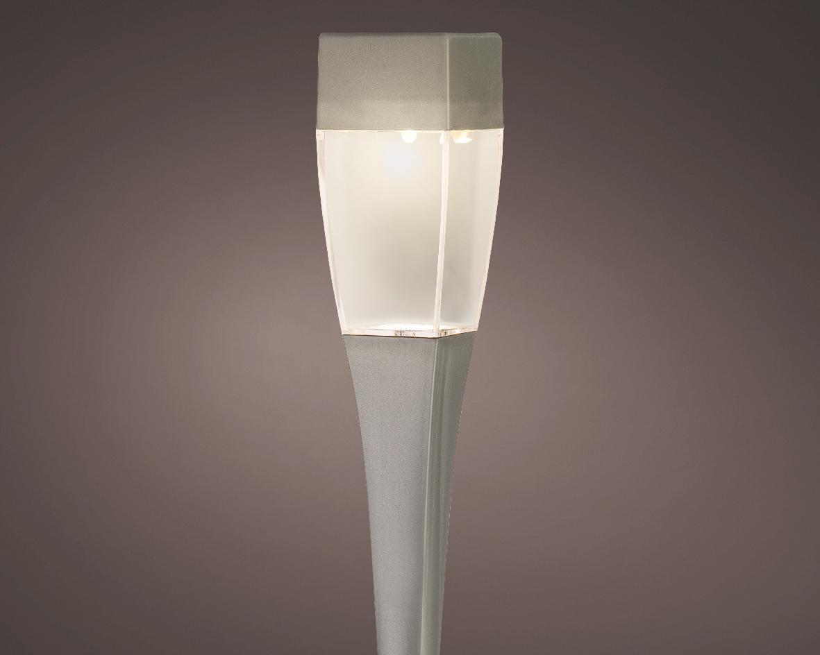 LUMINEO Solarna lampa siva