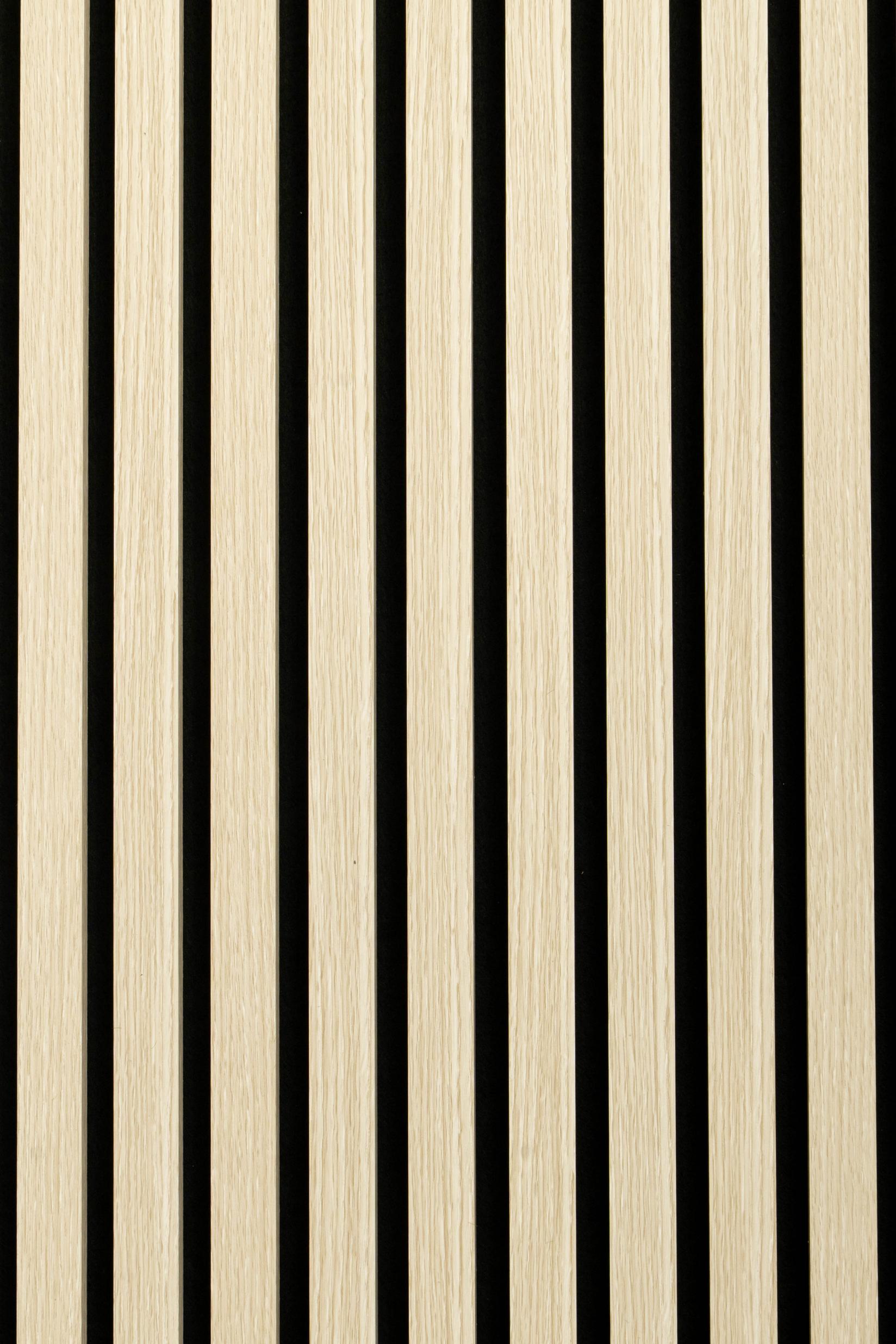 Polydecor Akustični zidni panel Premium White Oak, 2700x600x21mm, Boja hrasta