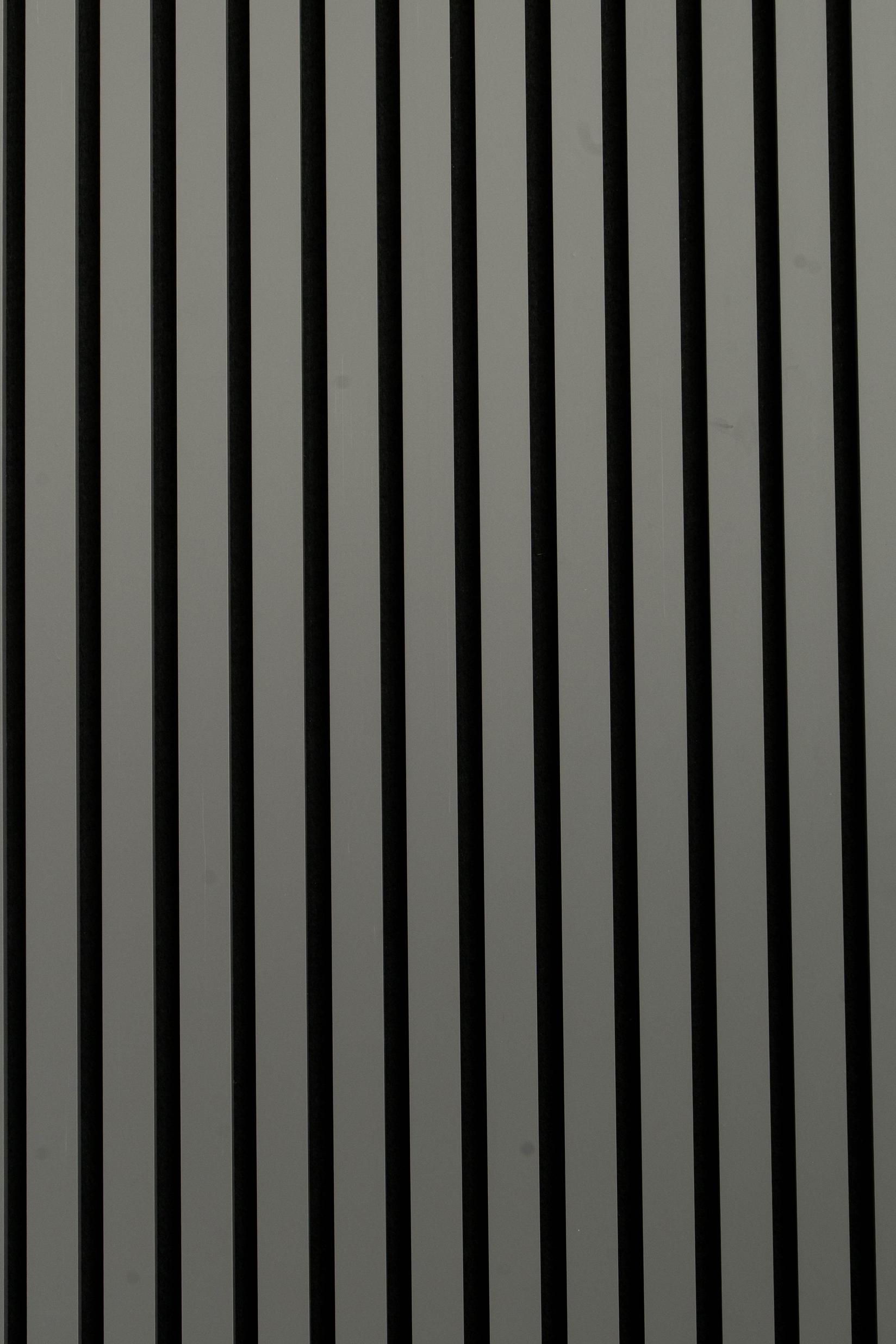 Polydecor Akustični zidni panel Premium Dark Grey, 2700x600x21mm, Tamnosivi