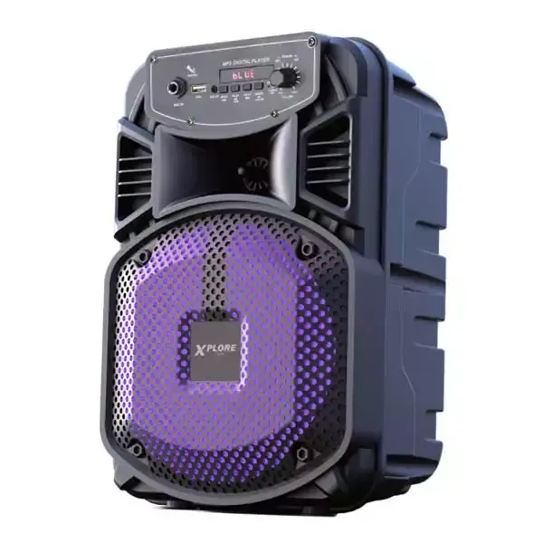 XPLORE Bluetooth zvučnik sa karaoke funkcijom XP8805 Club FM/microSD/USB/BT/AUX/MIC/100W crni