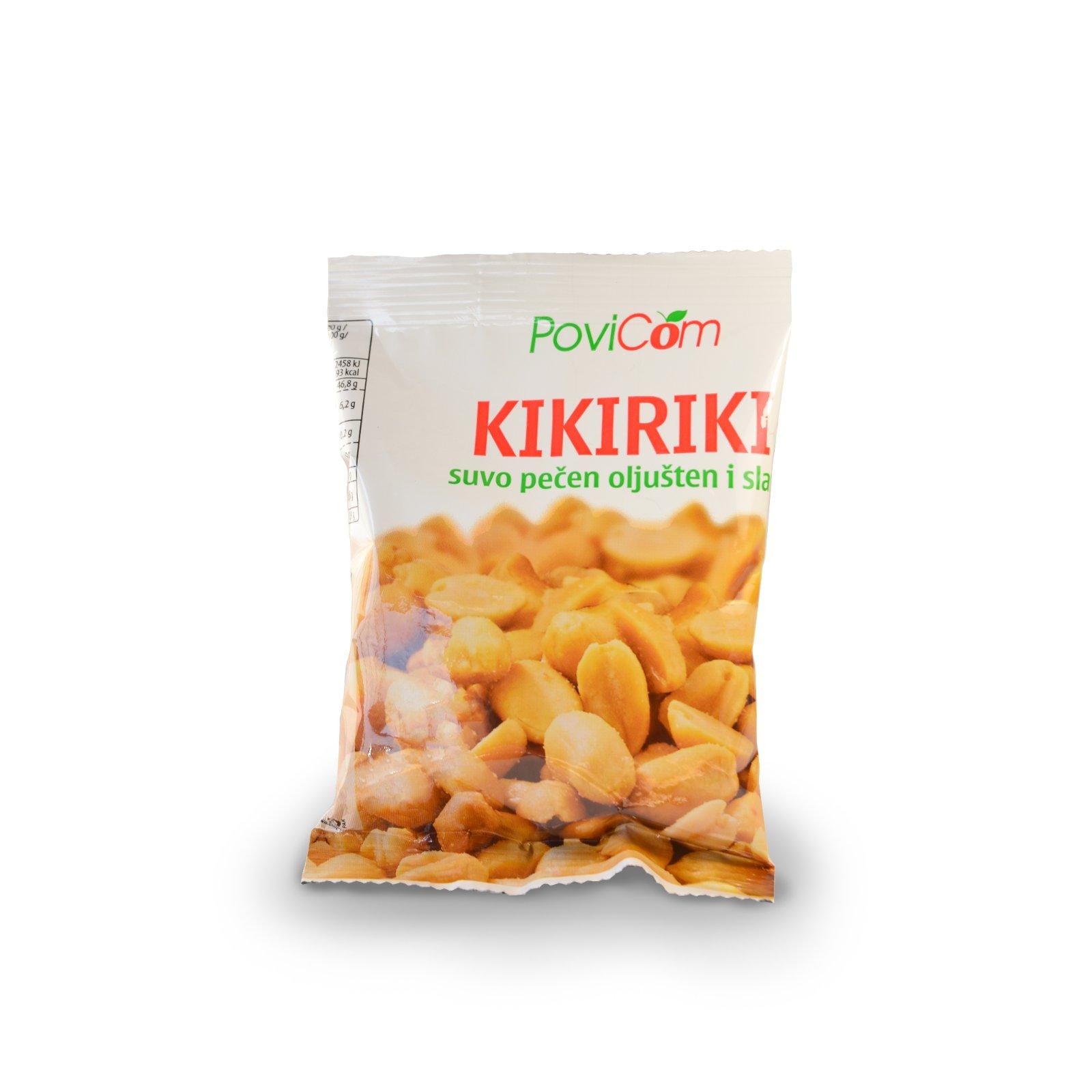 PoviCom Kikiriki, Blanširani, pečen i slan, 80g