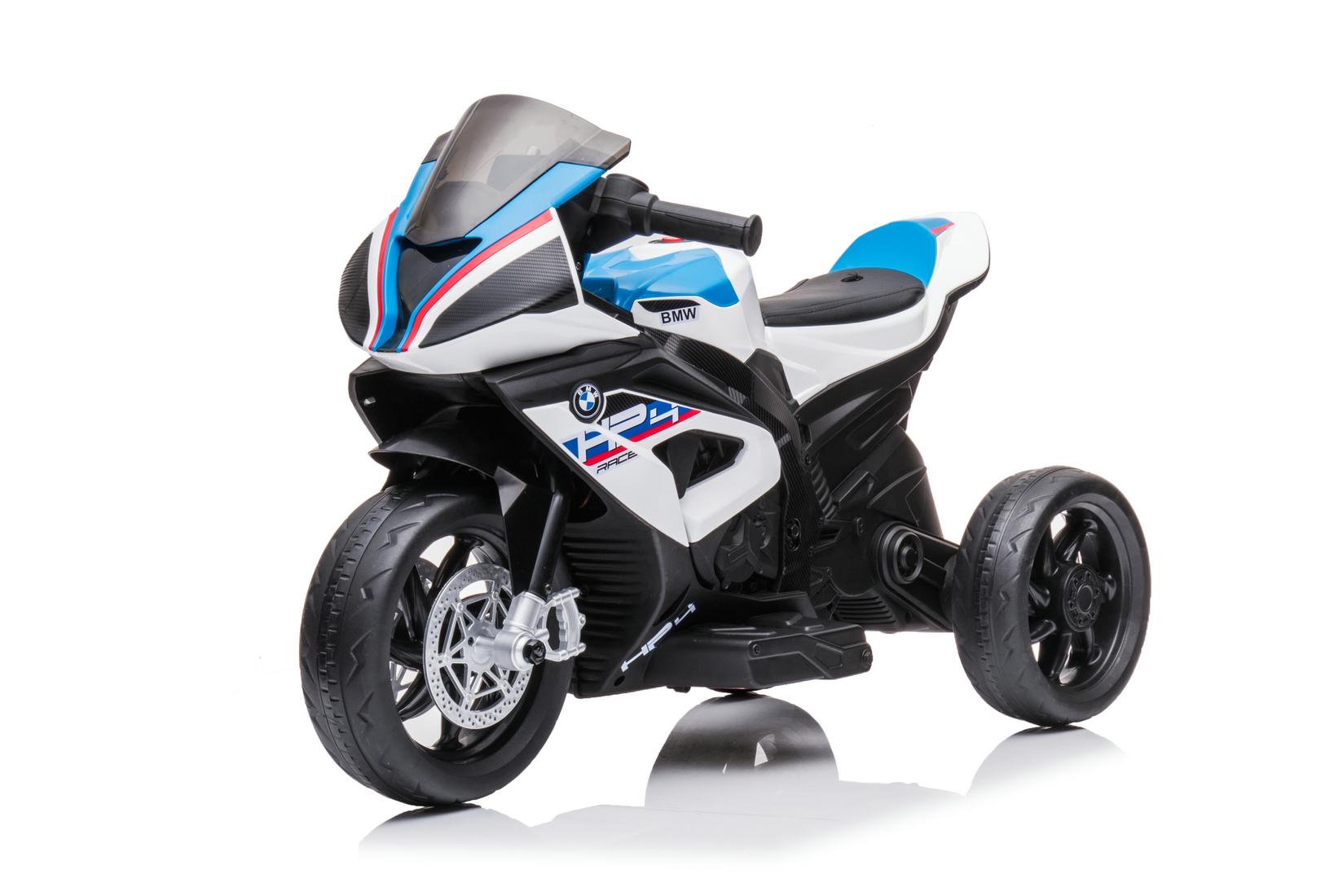 Premium Stil Motor na akumulator za decu BMW HP4 Race, 6V, Beli