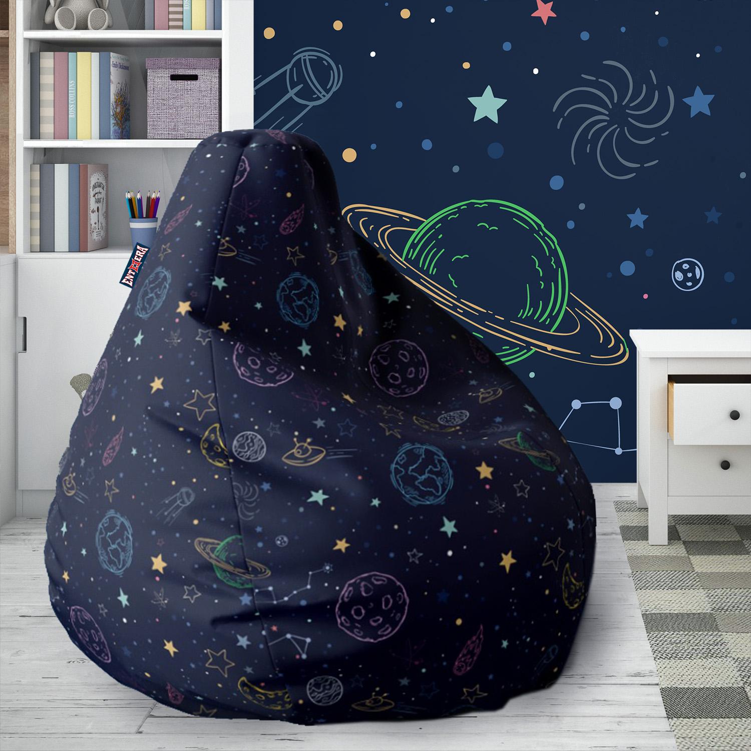 ENTERA Lazy Bag 153, Veliki, Crni