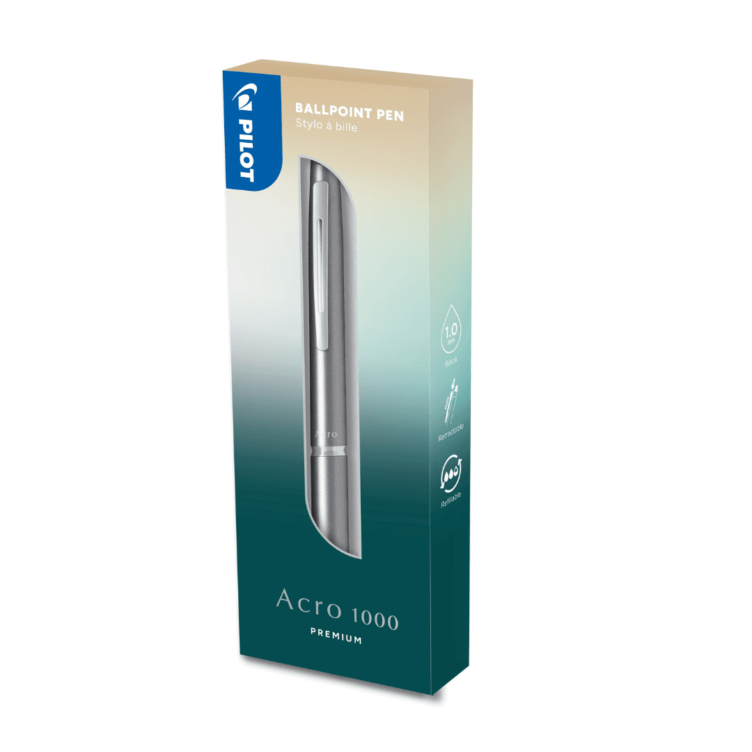 PILOT Hemijska olovka ACRO 1000, 1.0, Srebrne boje