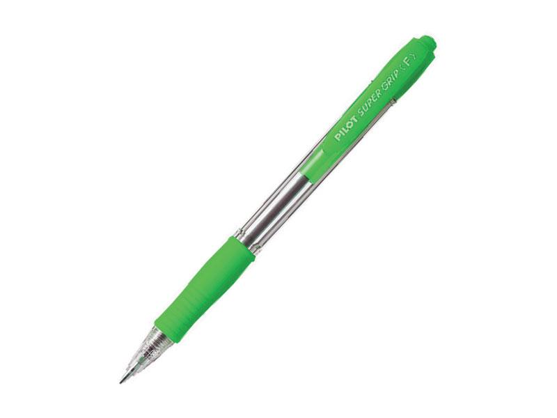 PILOT Hemijska olovka Super grip F, Svetlozelena