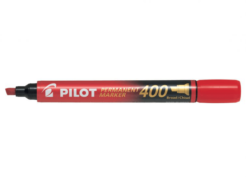 PILOT Marker 400, Permanet, Kosi vrh, Crveni