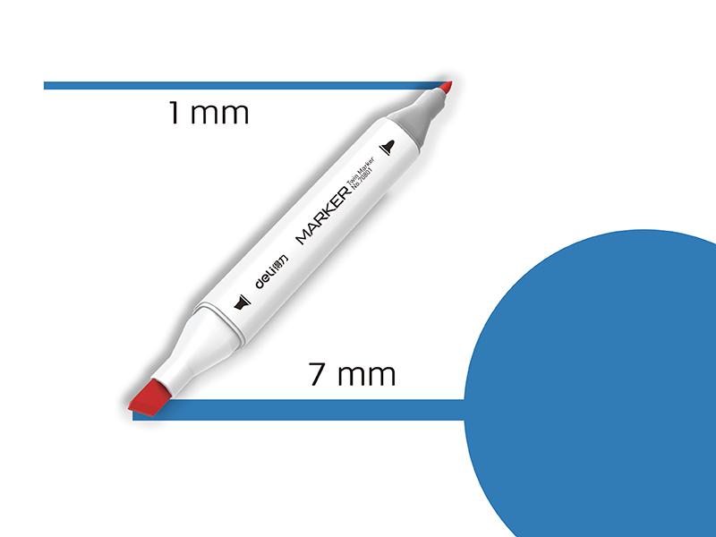 Deli Marker sa dva vrha Sketch 70 70801A-70, Kraljevsko plavi