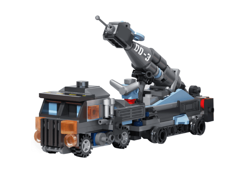 DELI Kreativni blokovi za slaganje Raketno vozilo 74580