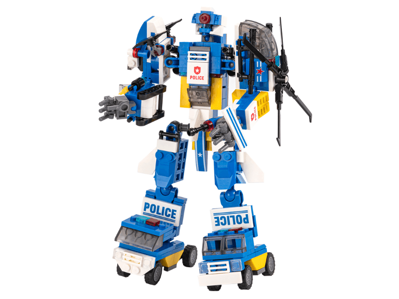 DELI Kreativni blokovi za slaganje Policijski transformer 74581