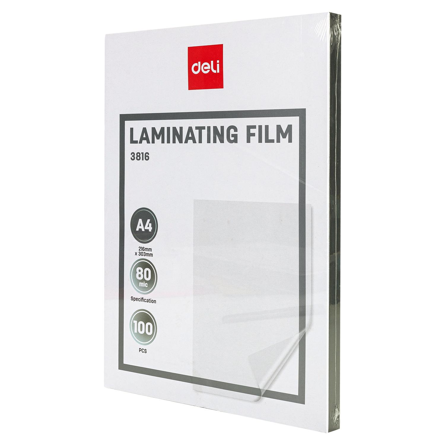 DELI Folija za laminaciju E3816, A4 80mic 1/100